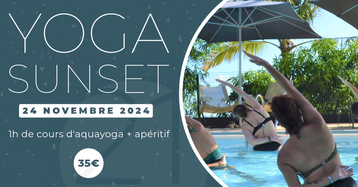 Image : Yoga Sunset - 24 novembre 2024 | Hôtel LAtitude 21